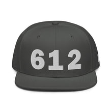 Load image into Gallery viewer, 612 Area Code Snapback Hat