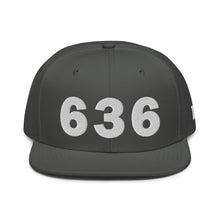 Load image into Gallery viewer, 636 Area Code Snapback Hat