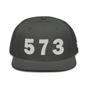 573 Area Code Snapback Hat