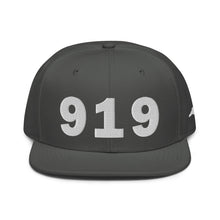 Load image into Gallery viewer, 919 Area Code Snapback Hat