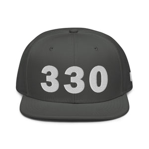 330 Area Code Snapback Hat