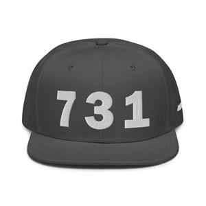 731 Area Code Snapback Hat