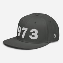 Load image into Gallery viewer, 973 Area Code Snapback Hat