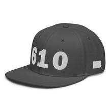 Load image into Gallery viewer, 610 Area Code Snapback Hat