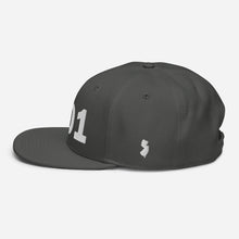 Load image into Gallery viewer, 201 Area Code Snapback Hat