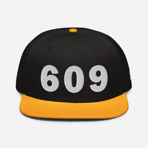 609 Area Code Snapback Hat