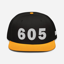 Load image into Gallery viewer, 605 Area Code Snapback Hat