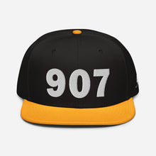 Load image into Gallery viewer, 907 Area Code Snapback Hat