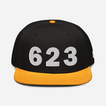 Load image into Gallery viewer, 623 Area Code Snapback Hat