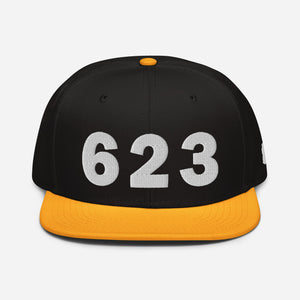 623 Area Code Snapback Hat