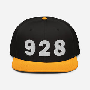 928 Area Code Snapback Hat