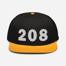 Load image into Gallery viewer, 208 Area Code Snapback Hat