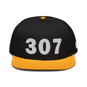 307 Area Code Snapback Hat