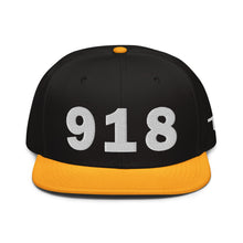 Load image into Gallery viewer, 918 Area Code Snapback Hat
