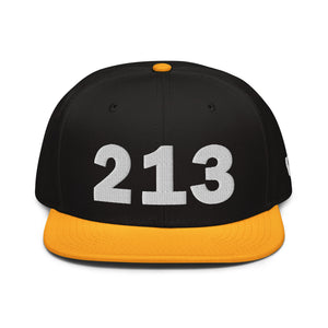 213 Area Code Snapback Hat