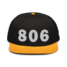 Load image into Gallery viewer, 806 Area Code Snapback Hat