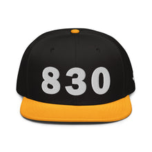 Load image into Gallery viewer, 830 Area Code Snapback Hat