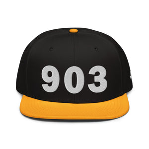 903 Area Code Snapback Hat