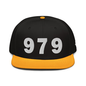 979 Area Code Snapback Hat