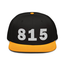 Load image into Gallery viewer, 815 Area Code Snapback Hat