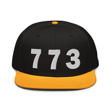 Load image into Gallery viewer, 773 Area Code Snapback Hat