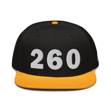 Load image into Gallery viewer, 260 Area Code Snapback Hat