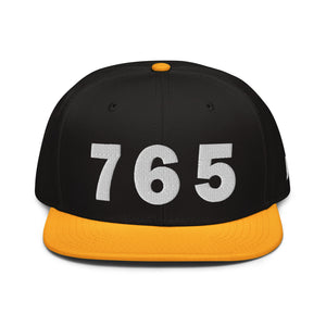 765 Area Code Snapback Hat