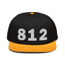 Load image into Gallery viewer, 812 Area Code Snapback Hat