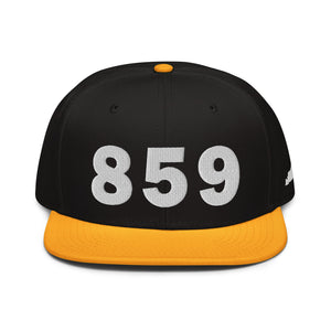 859 Area Code Snapback Hat