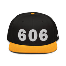 Load image into Gallery viewer, 606 Area Code Snapback Hat