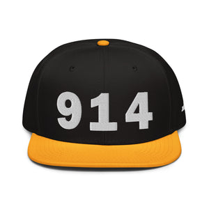 914 Area Code Snapback Hat