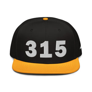 315 Area Code Snapback Hat