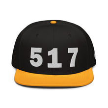 Load image into Gallery viewer, 517 Area Code Snapback Hat