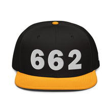 Load image into Gallery viewer, 662 Area Code Snapback Hat
