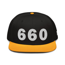 Load image into Gallery viewer, 660 Area Code Snapback Hat