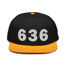 Load image into Gallery viewer, 636 Area Code Snapback Hat