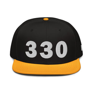 330 Area Code Snapback Hat