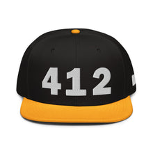 Load image into Gallery viewer, 412 Area Code Snapback Hat