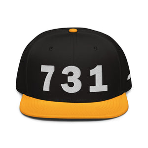 731 Area Code Snapback Hat