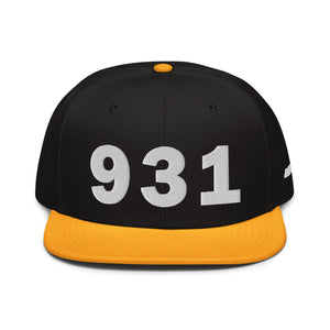 931 Area Code Snapback Hat