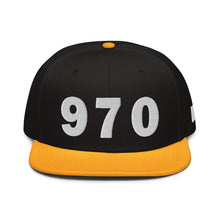 Load image into Gallery viewer, 970 Area Code Snapback Hat