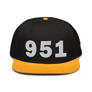 951 Area Code Snapback Hat