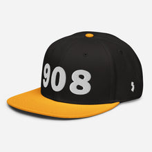 Load image into Gallery viewer, 908 Area Code Snapback Hat