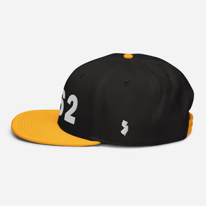 862 Area Code Snapback Hat