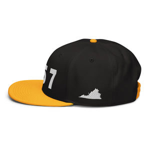 757 Area Code Snapback Hat