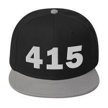 Load image into Gallery viewer, 415 Area Code Snapback Hat