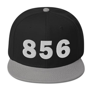 856 Area Code Snapback Hat