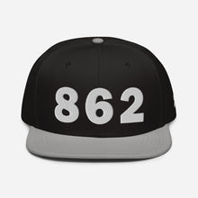 Load image into Gallery viewer, 862 Area Code Snapback Hat