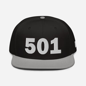 501 Area Code Snapback Hat