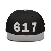 Load image into Gallery viewer, 617 Area Code Snapback Hat